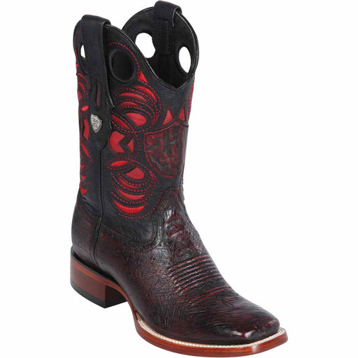 Wild West Boots Boots 6 Men's Wild West Smooth Ostrich Ranch Toe Boot 28249718