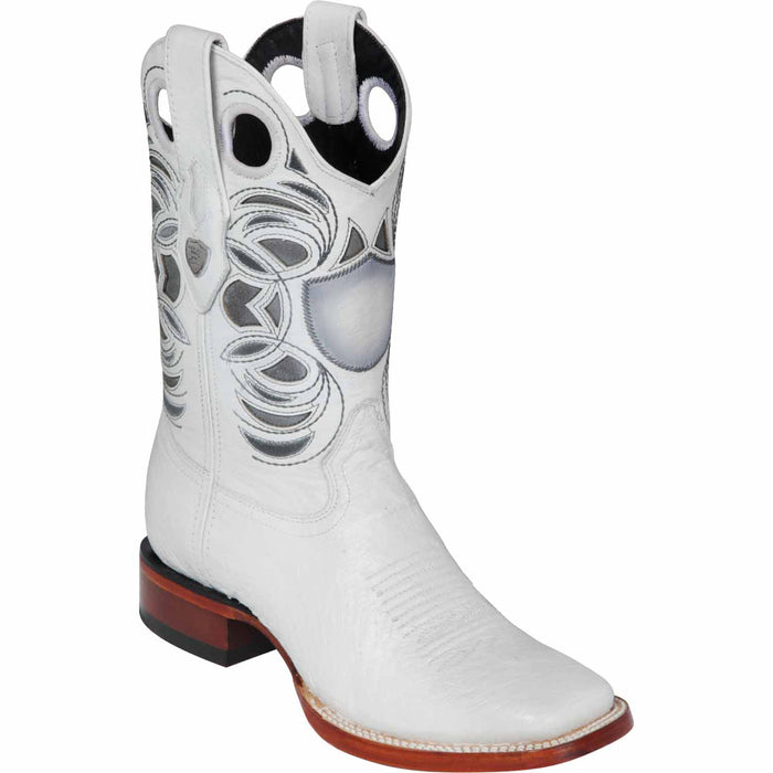 Wild West Boots Boots 6 Men's Wild West Smooth Ostrich Ranch Toe Boot 28249728