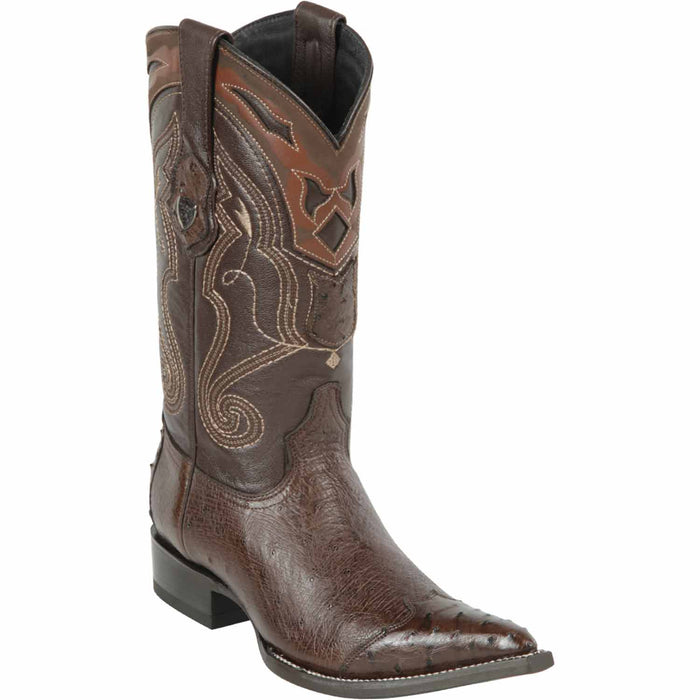 Wild West Boots Boots 6 Men's Wild West Smooth Ostrich Skin 3X Toe Boot 2950407