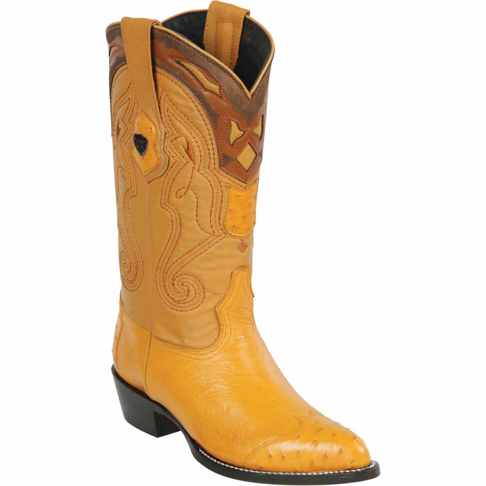 Wild West Boots Boots 6 Men's Wild West Smooth Ostrich Skin J Toe Boot 2990402