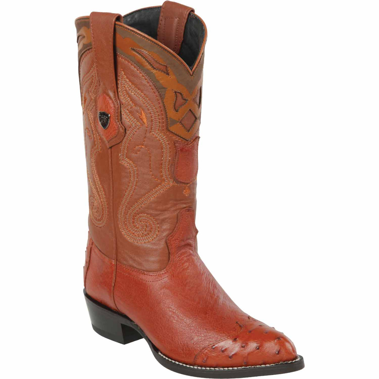 Wild West Boots Boots 6 Men's Wild West Smooth Ostrich Skin J Toe Boot 2990403