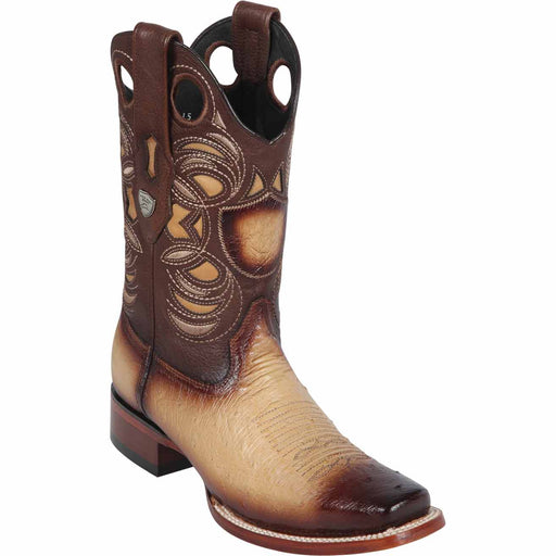 Wild West Boots Boots 6 Men's Wild West Smooth Ostrich Skin Rodeo Toe Boot 28189715