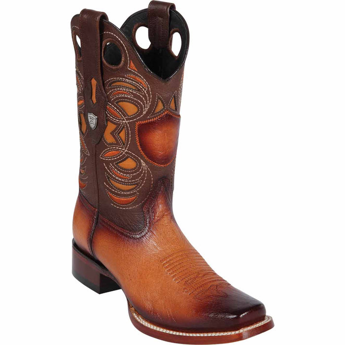 Wild West Boots Boots 6 Men's Wild West Smooth Ostrich Skin Rodeo Toe Boot 28189751