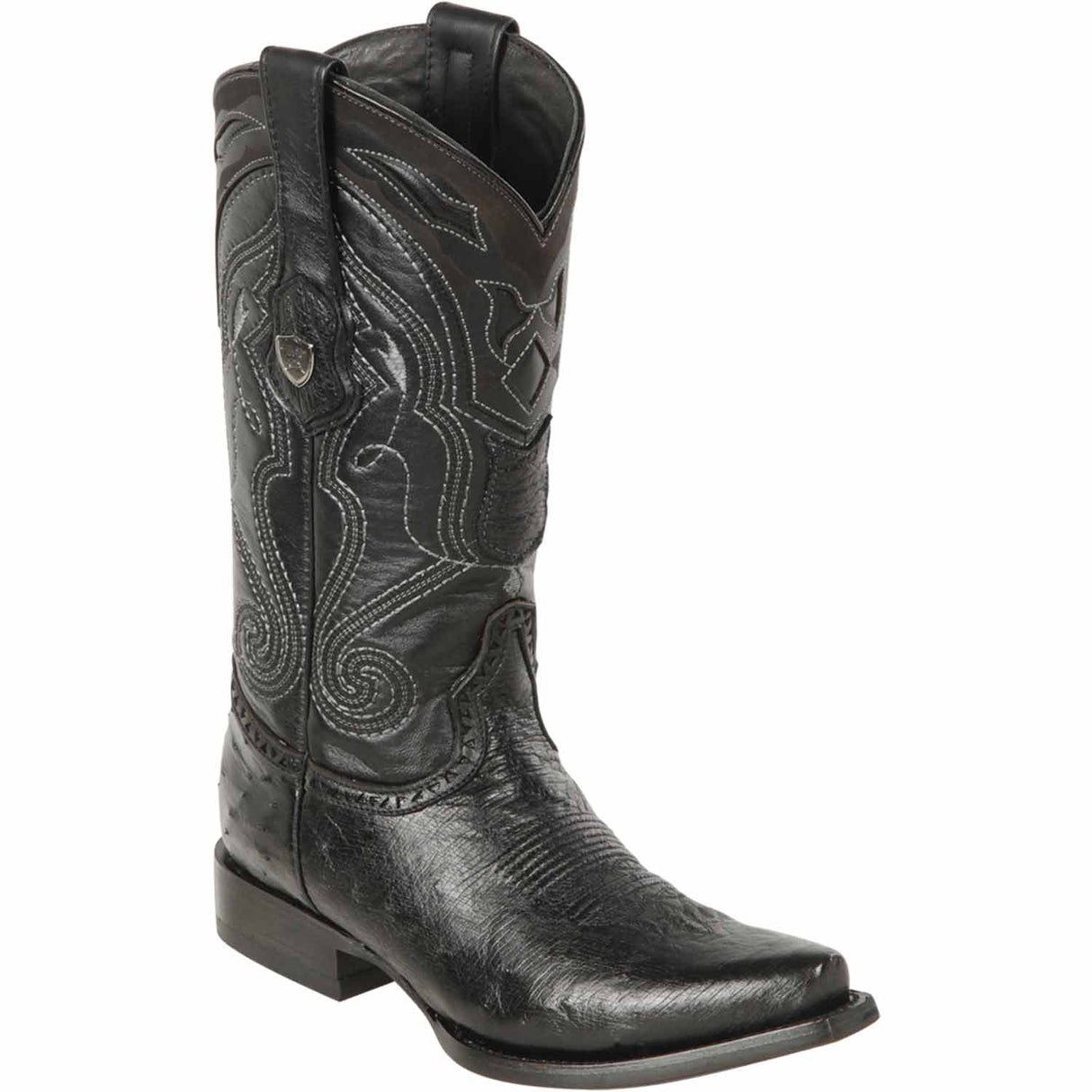 Wild West Boots Boots 6 Men's Wild West Smooth Ostrich Skin Snip Toe Boot 2949705