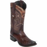 Wild West Boots Boots 6 Men's Wild West Smooth Ostrich Skin Snip Toe Boot 2949716