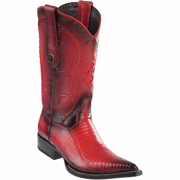 Wild West Boots Boots 6 Men's Wild West Teju Lizard Eco Skin 3X Toe Boot 2953529