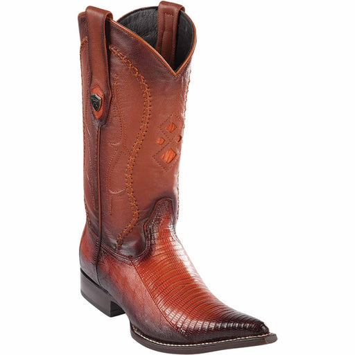 Wild West Boots Boots 6 Men's Wild West Teju Lizard Eco Skin 3X Toe Boot 2953557