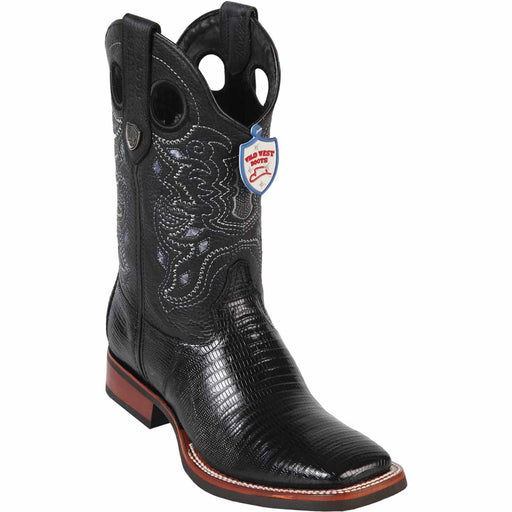 Wild West Boots Boots 6 Men's Wild West Teju (Lizard) Ranch Toe Boot 28250705