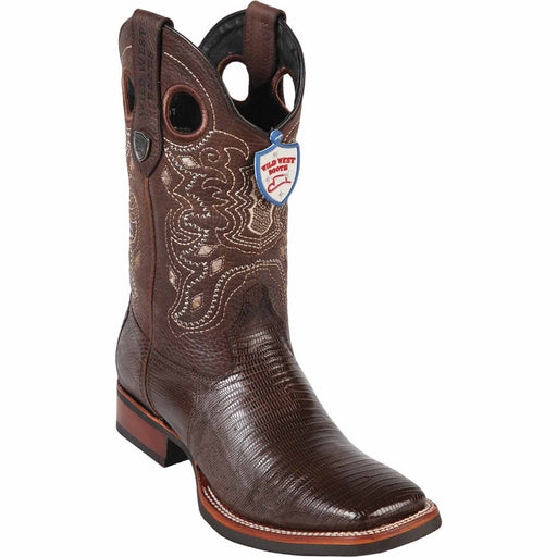 Wild West Boots Boots 6 Men's Wild West Teju (Lizard) Ranch Toe Boot 28250707