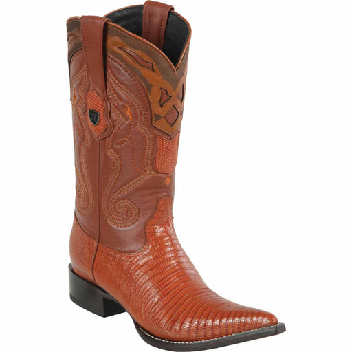 Wild West Boots Boots 6 Men's Wild West Teju Lizard Skin 3X Toe Boot 2950703