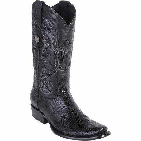 Wild West Boots Boots 6 Men's Wild West Teju Lizard Skin Dubai Toe Boot 2790705