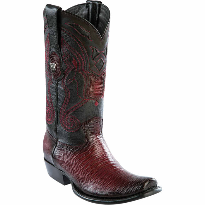 Wild West Boots Boots 6 Men's Wild West Teju Lizard Skin Dubai Toe Boot 2790743