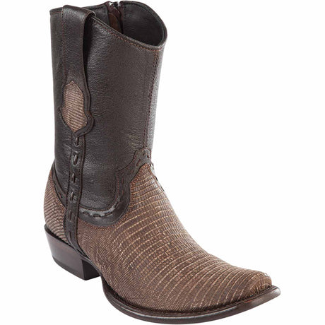 Wild West Boots Boots 6 Men's Wild West Teju Lizard Skin Dubai Toe Short Boot 279B0735