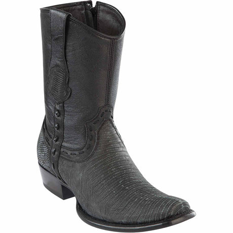 Wild West Boots Boots 6 Men's Wild West Teju Lizard Skin Dubai Toe Short Boot 279B0774