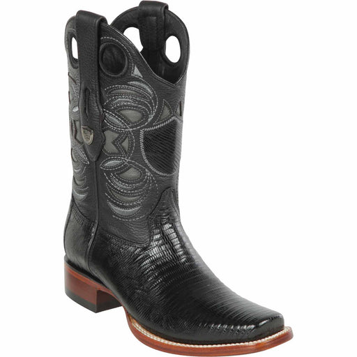 Wild West Boots Boots 6 Men's Wild West Teju Lizard Skin Rodeo Toe Boot 28180705
