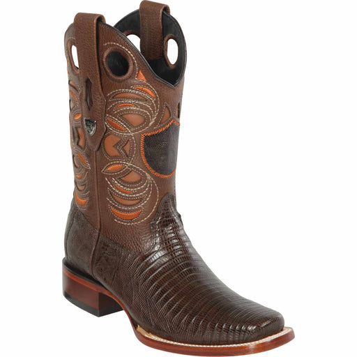 Wild West Boots Boots 6 Men's Wild West Teju Lizard Skin Rodeo Toe Boot 28180707
