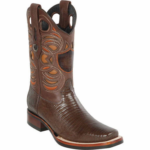 Wild West Boots Boots 6 Men's Wild West Teju Lizard Skin Rodeo Toe Boot 28190707