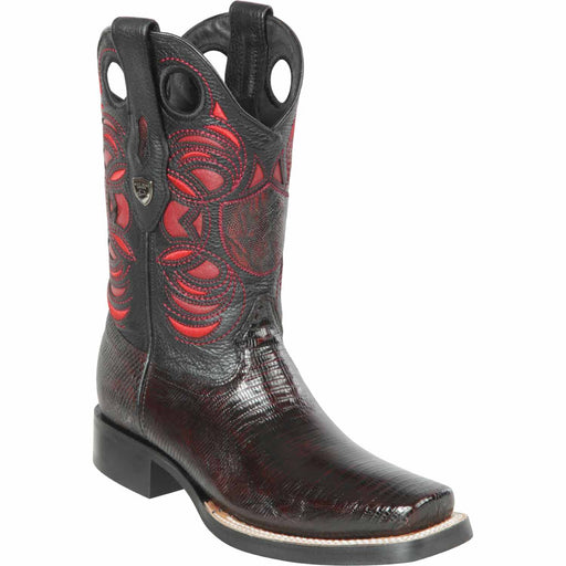 Wild West Boots Boots 6 Men's Wild West Teju Lizard Skin Rodeo Toe Boot 28190718