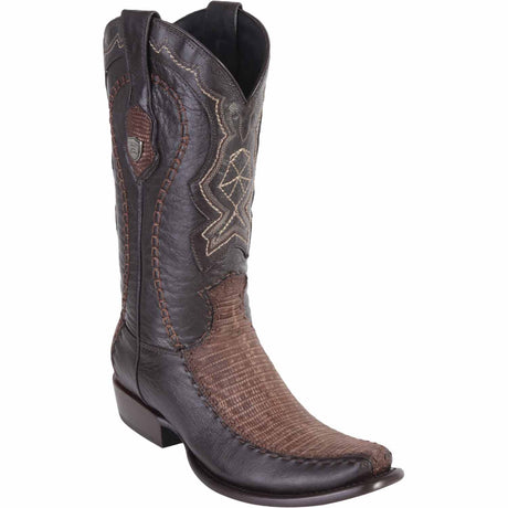 Wild West Boots Boots 6 Men's Wild West Teju Lizard with Deer Dubai Toe Boot 279F0735