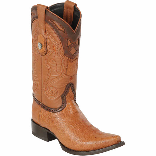 Wild West Boots Boots Men's Wild West Smooth Ostrich Skin Snip Toe Boot 2949751